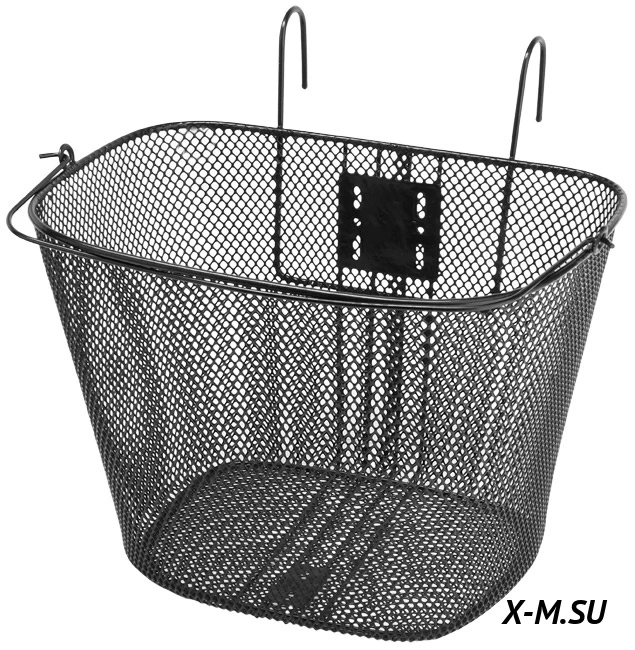 Велокорзина передняя JL-045-1 чёрн. навесная на руль с крепл. для 28" 270042 Велокорзина передняя JL-045-1 чёрн. навесная на руль с крепл. для 28" 270042