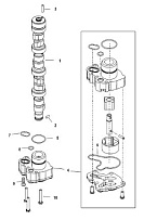 Масляный насос распредвала 4-Х ТАКТНОГО ПЛМ MERCURY 50 Серийный номер от 1C050252 и выше