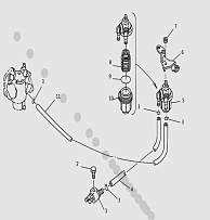 Топливная система 2-Х ТАКТНОГО ПЛМ SEA-PRO T9.8-9.9liteA