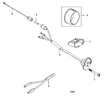 Компоненты гидроподъема (Часть 2) 4-Х ТАКТНОГО ПЛМ MERCURY 30 Серийный номер от 0P153500 до 0P400999