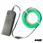 Нить светодиодная (D2.3мм, L-2м, 60LED) 3V (цв. красный)