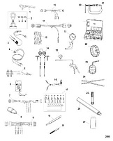 Инструменты (Часть 1) 4-Х ТАКТНОГО ПЛМ MERCURY 115 Серийный номер от 0T178500 до 0T800999