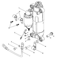 Стартер, 1B759588 и выше 4-Х ТАКТНОГО ПЛМ MERCURY 80 Серийный номер от 0P459572 и выше