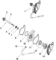 Водяной насос КВАДРОЦИКЛА STELS ATV 800 GT