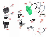 Система подачи топлива мотобуксировщика IRBIS МУХТАР-7