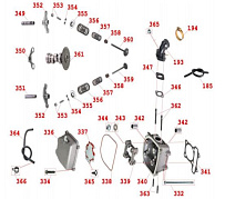 Двигатель. ГРМ снегохода IRBIS Dingo (2018 г.)