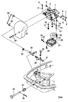 Карбюратор 2-х тактного ПЛМ MERCURY 25 М Серийный номер от 0N018456 до 0N055504
