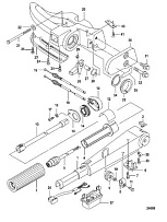 Рукоятка румпеля 4-Х ТАКТНОГО ПЛМ MERCURY 9.9 Серийный номер от 0R042475 и выше