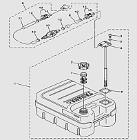Топливный бак 2-Х ТАКТНОГО ПЛМ SEA-PRO T9.9-15Р