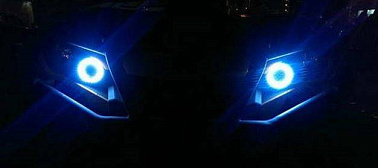 Диодная лента "Ангельские глазки"   VIKING/GUEPARD габаритного света, d=6 см (БЕЛЫЙ)