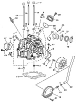 Головка блока цилиндра КВАДРОЦИКЛА STELS ATV 450 H