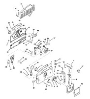 Дистанционное управление 4-Х ТАКТНОГО ПЛМ MERCURY 5 Серийный номер от 0R000001 до 0R067089