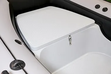 Лодка РИБ RiverBoats RB 430 (Встроенный рундук) (транец L — 515 мм.)